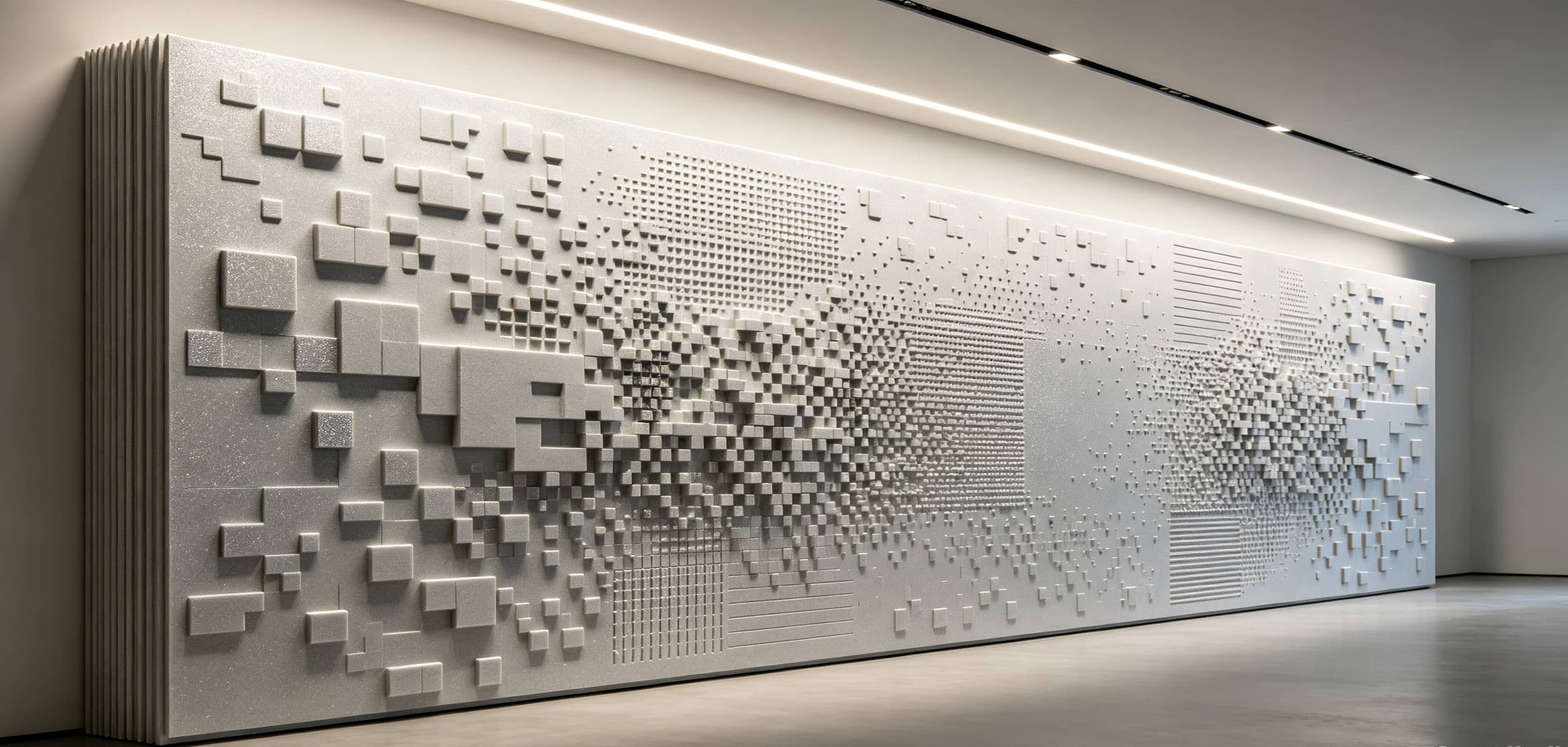 3D Printing digital wall panels